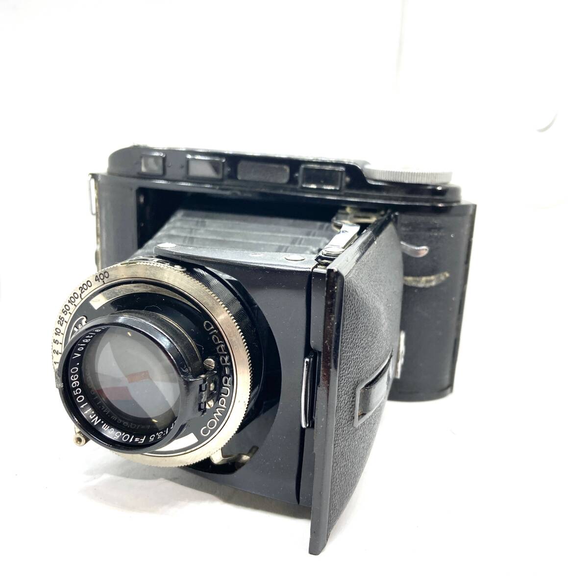 【動作未確認！】 Voigtlander ホクトレンダ Bessa 1:3.5 F=10.5cm フィルム蛇腹カメラ【2582589-1/42/rgmry】_画像1