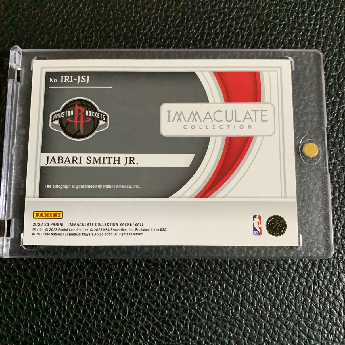 【激レア!99枚限定!】Jabari Smith Jr RC 2022-23 Panini Immaculate Rookie Introductions /99 Auto 直筆サイン ルーキー ジャバリスミス_画像2