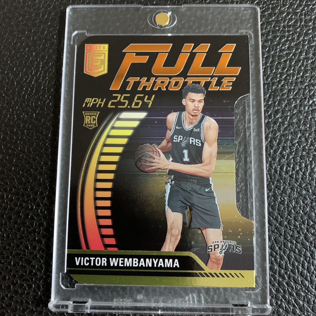 Victor Wembanyama RC 2023-24 Panini Donruss Elite Full Throttle Orange Die Cut ビクター・ウェンバンヤマ ルーキー NBA_画像1