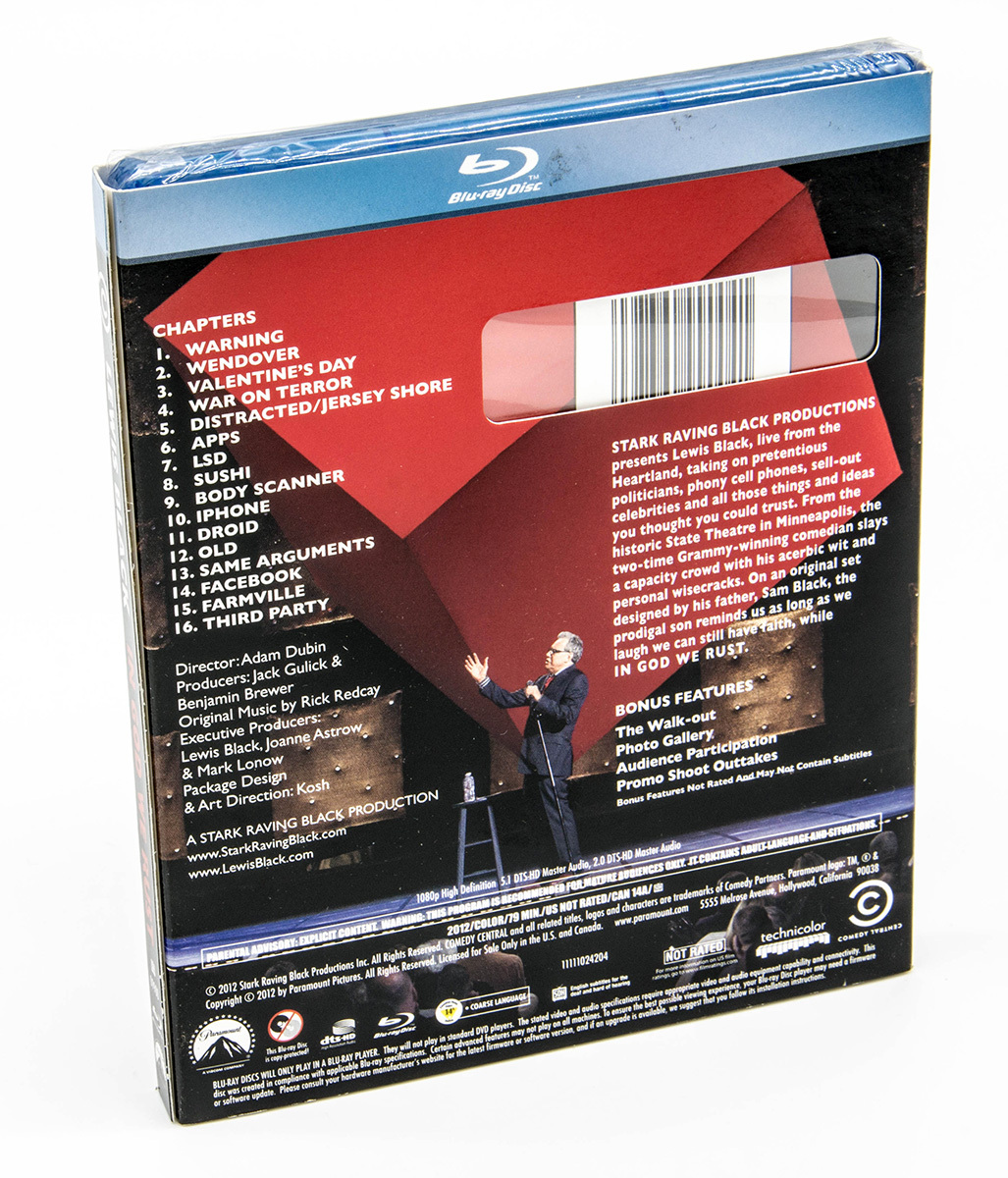 Lewis Black: In God We Rust (TV Special 2012) зарубежная запись Blu-ray новый товар нераспечатанный cell версия 