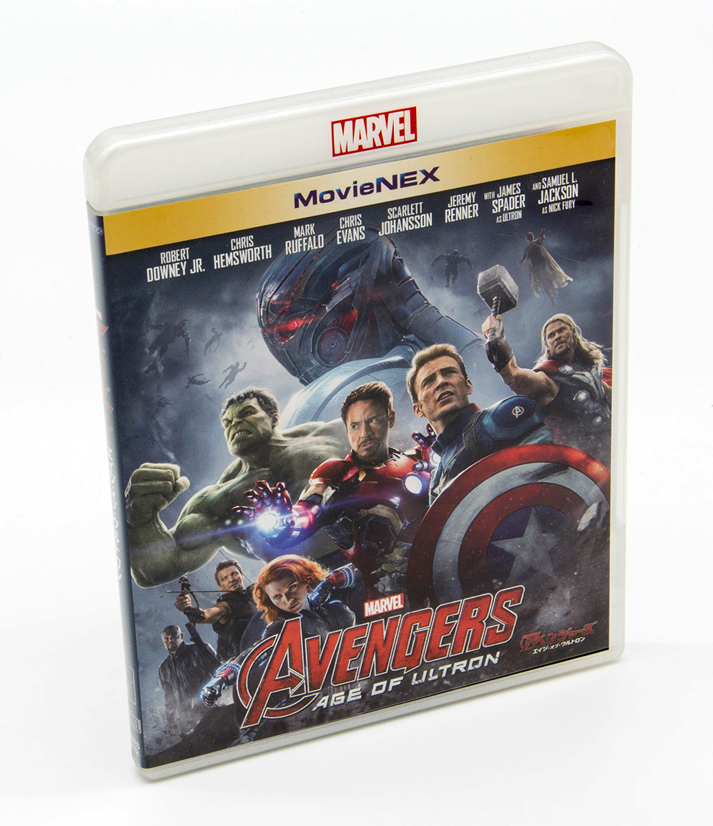 アベンジャーズ エイジ・オブ・ウルトロン MovieNEX Avengers: Age of Ultron Blu-ray+DVD 2枚組 ロバート・ダウニー・Jr 中古 セル版_画像1