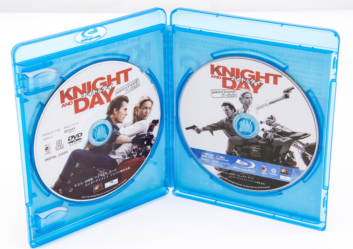 ナイト＆デイ エキサイティングバージョン Knight and Day BD+DVD ブルーレイ Blu-ray トム・クルーズ キャメロン・ディアス 中古 セル版_画像5