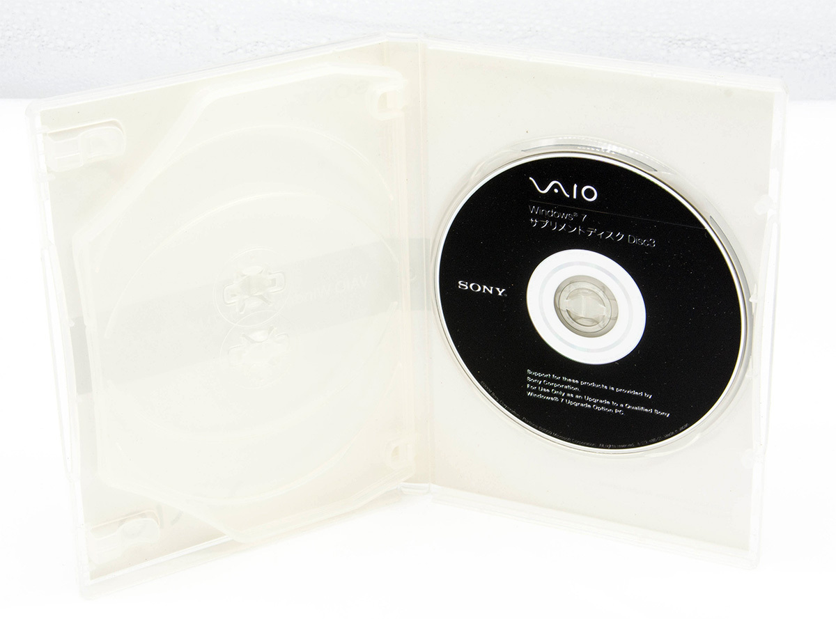 SONY VAIO Windows 7 サプリメントディスク 日本語版 中古 ディスク3のみの画像3