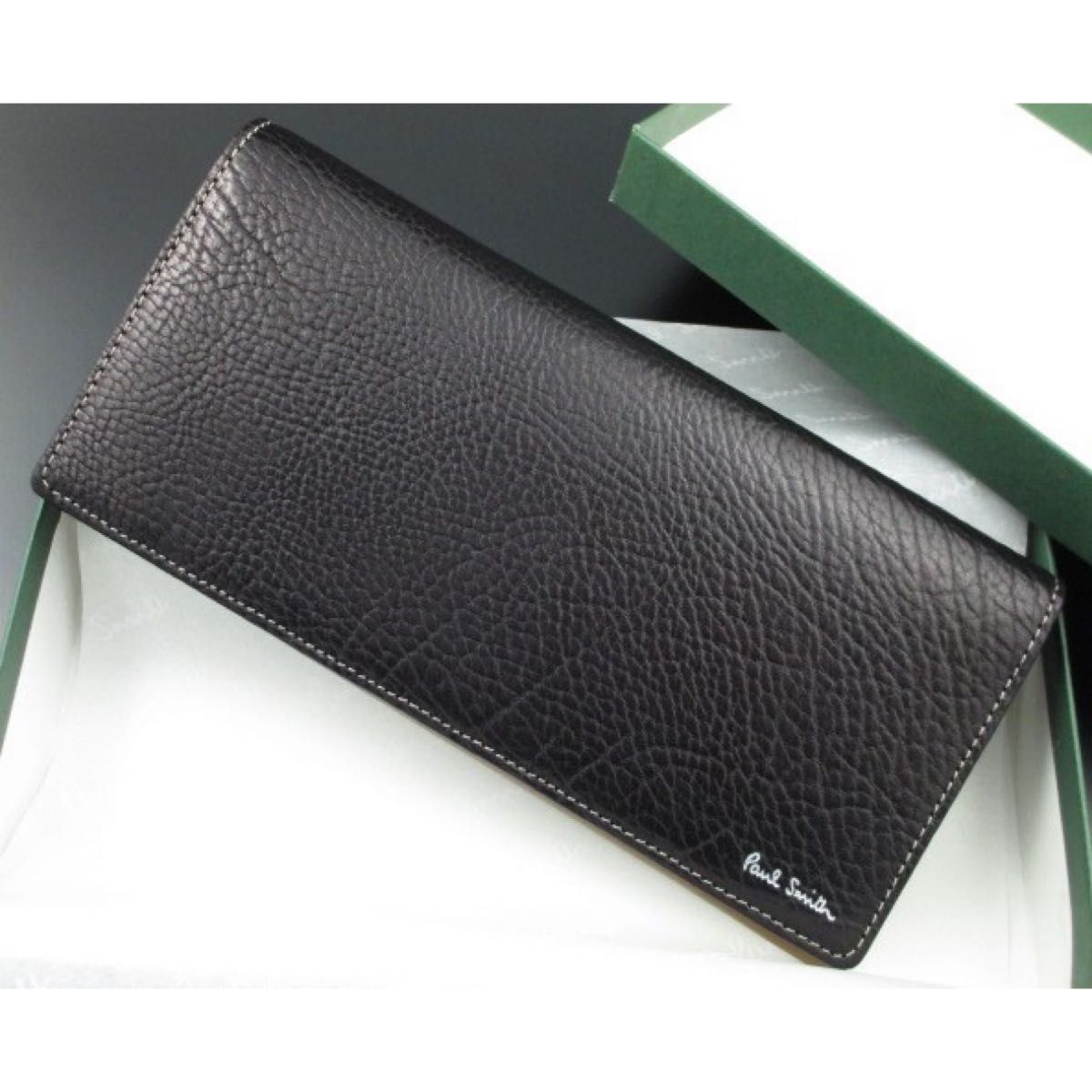 店頭完売 新品 箱付 ポールスミス 人気シルバーロゴ 長財布 黒 店頭完売 新品 箱付 ポールスミス 人気シルバーロゴ 長財布 黒
