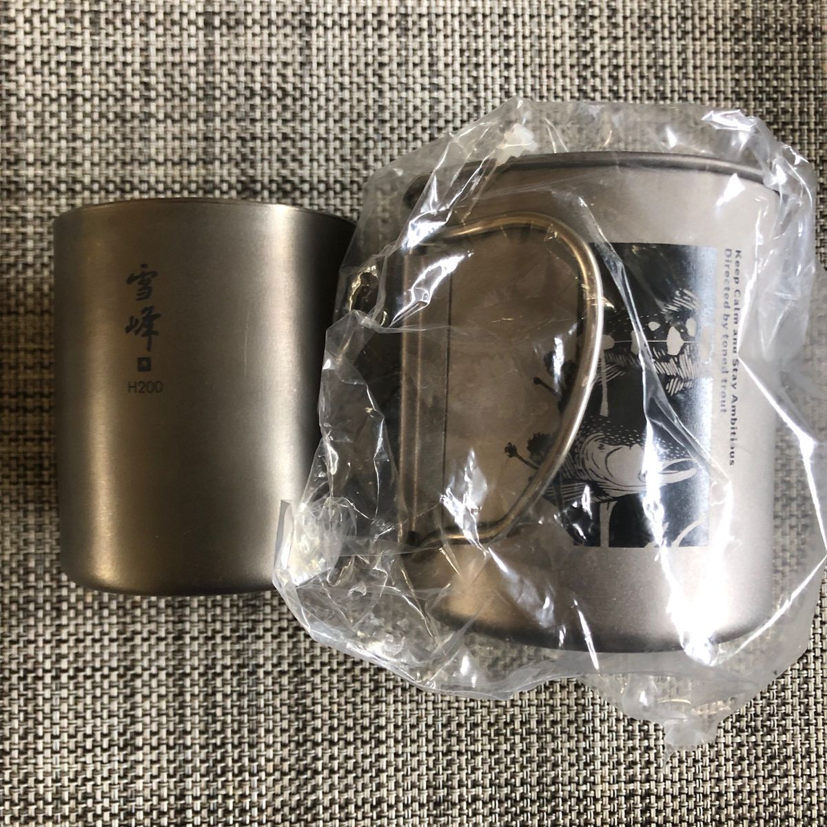 スノーピークセット スタッキングマグ雪峰 H200 チタン シングル スノーピークセット スタッキングマグ雪峰 H200 チタン シングル