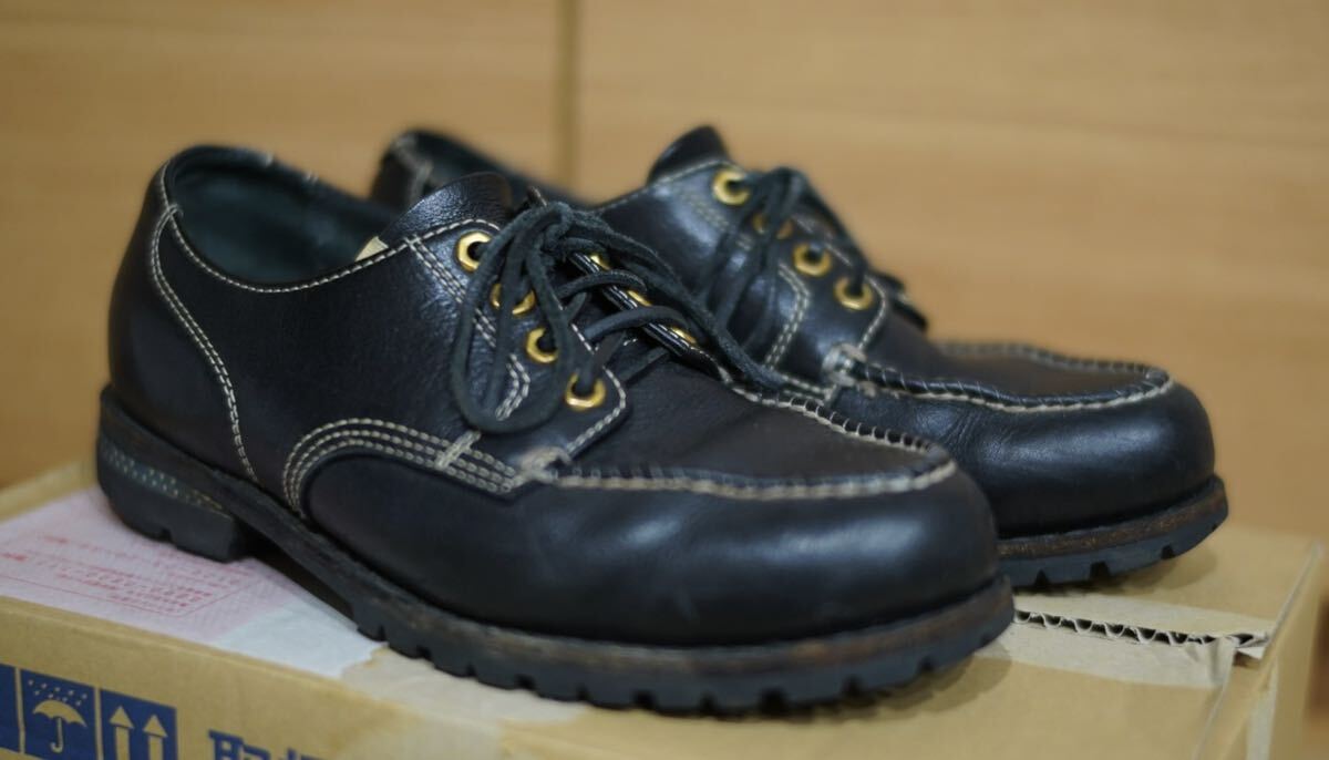 14AW visvim SCOUT MOC TOE LO-FOLK ブラック 定価約9万円の画像3