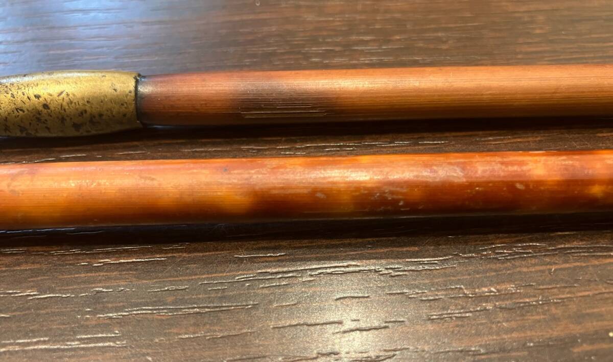 #11765【1円スタート】キセル 煙管 煙草 喫煙具 レトロ 灰 骨董 工芸 3点 おまとめ_画像4