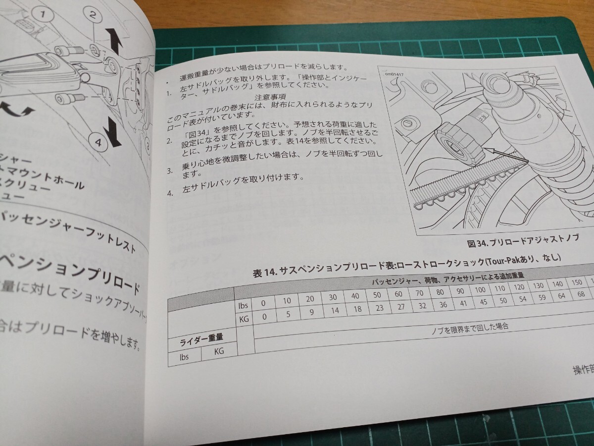 ■美品/即決送料無料/日本語■ハーレーダビッドソン/2017FLHXSE/CVOストリートグライド/使用説明書/オーナーズマニュアル/取扱説明書_画像8