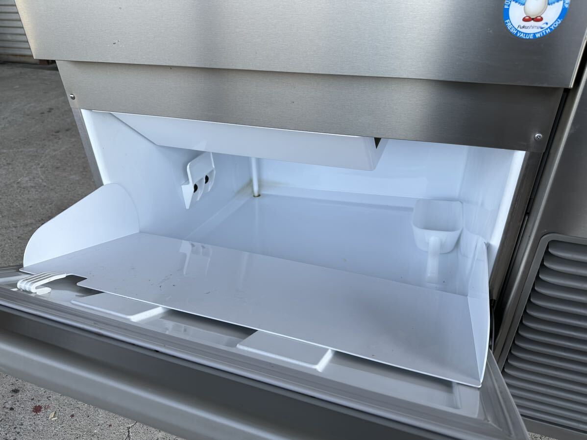 美品　2019年　フクシマガリレイ　全自動製氷機 製氷機 業務用 100V キューブアイス FIC-A95KT2 95kg 1000×600×800 厨房機器 _画像3