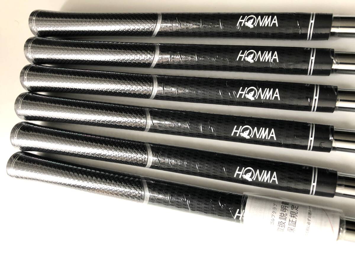 新品 本間 ホンマ HONMA ツアーワールド TOURWORLD TW757Vx BLACK ブラック アイアン 5-PW 6本 NS MODUS3 TOUR105 S モーダス 限定の画像6