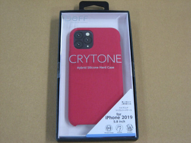 IO DATA(アイオーデータ) DEFF iPhone 11 Pro 5.8インチ用 シリコンハードCASE　＜CRYTONE： クレトーン＞ ピンク BKS-IPS19SPN_画像1