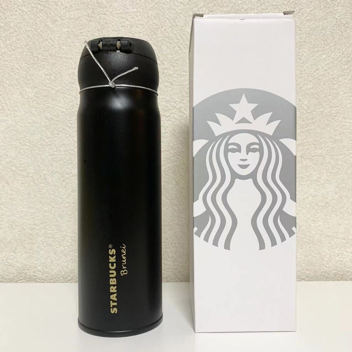 新品Starbucks スターバックス ステンレスボトル 水筒　黒A 限定STARBUCKS 473ml_画像2