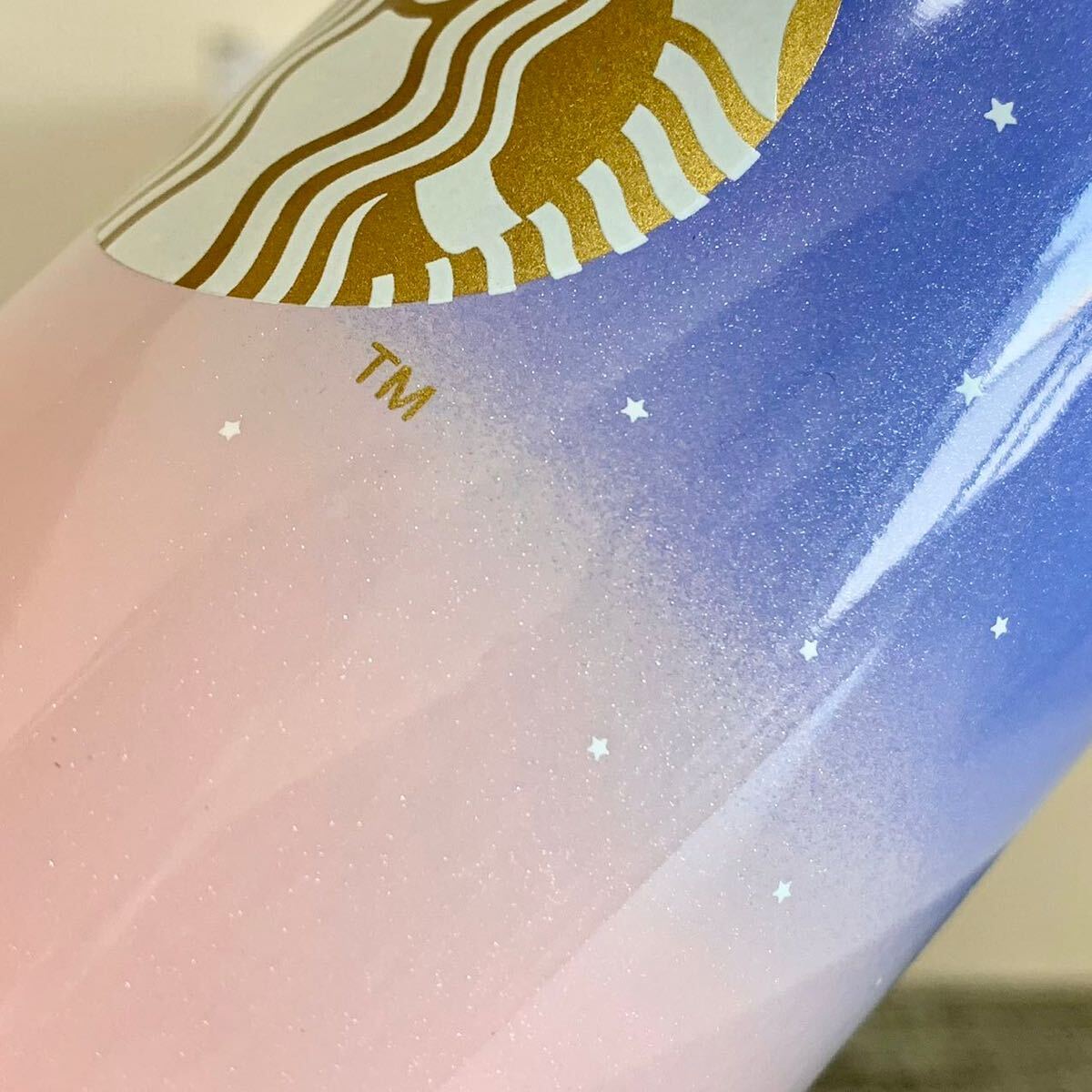 新品Starbucks スターバックス ステンレスボトル 水筒 オーロラ 限定STARBUCKS 473mlの画像3