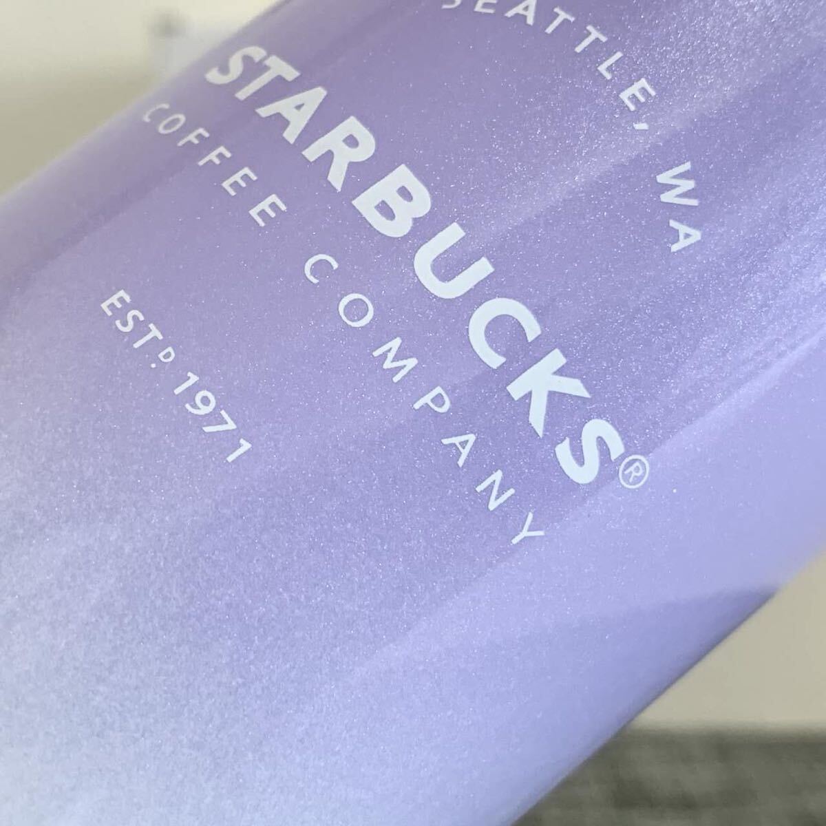 新品Starbucks スターバックス ステンレスボトル 水筒　紫　限定STARBUCKS 473ml_画像3