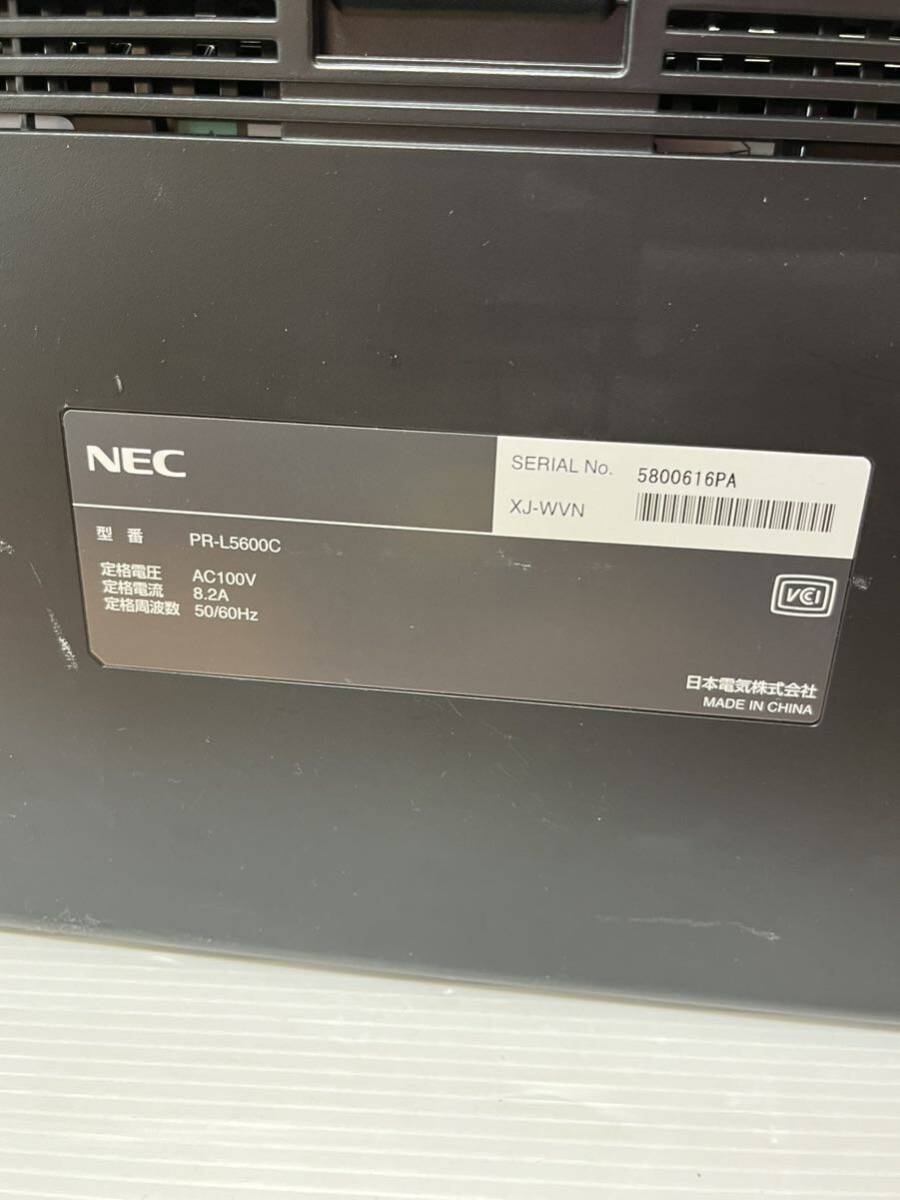 NEC ビジネスパーソナルカラープリンター PR-L5600C 通電確認のみのジャンク ジャンク品_画像5