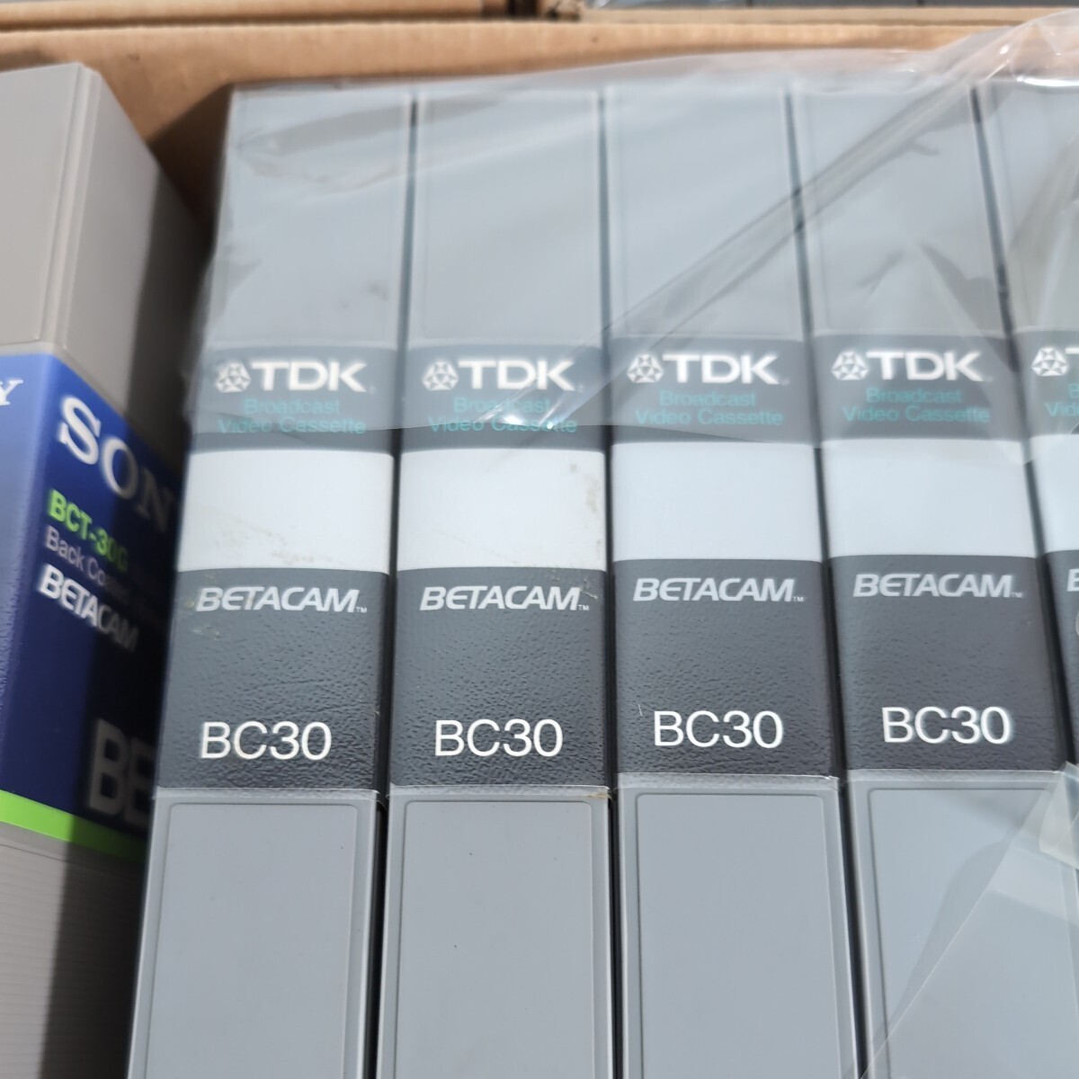 ★1円スタート BETACAM 新品未使用品 まとめて BCT-30G BC30 BCT-20MA 28本セット SONY TDK ソニー ベータカムテープ_画像7