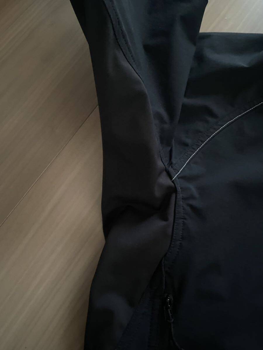 アンドワンダー トレックジャケット 撥水 and wander trek jacket Black AW91-FT011-BK 黒 サイズ3の画像9