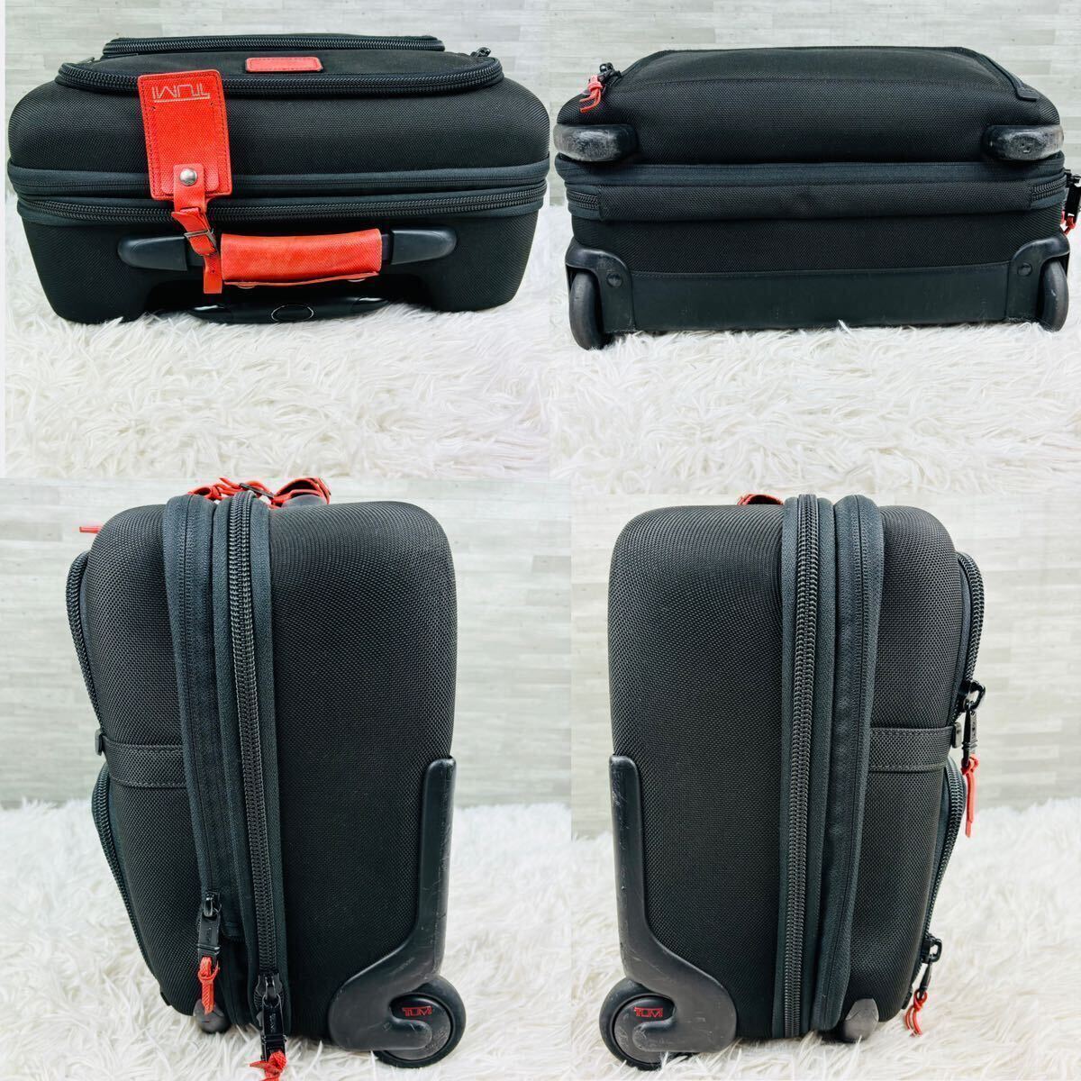 TUMI トゥミ エクスパンダブル キャリーケース キャリーバッグ スーツケース 旅行 ビジネス 2輪 バリスティックナイロン ブラック 黒の画像4