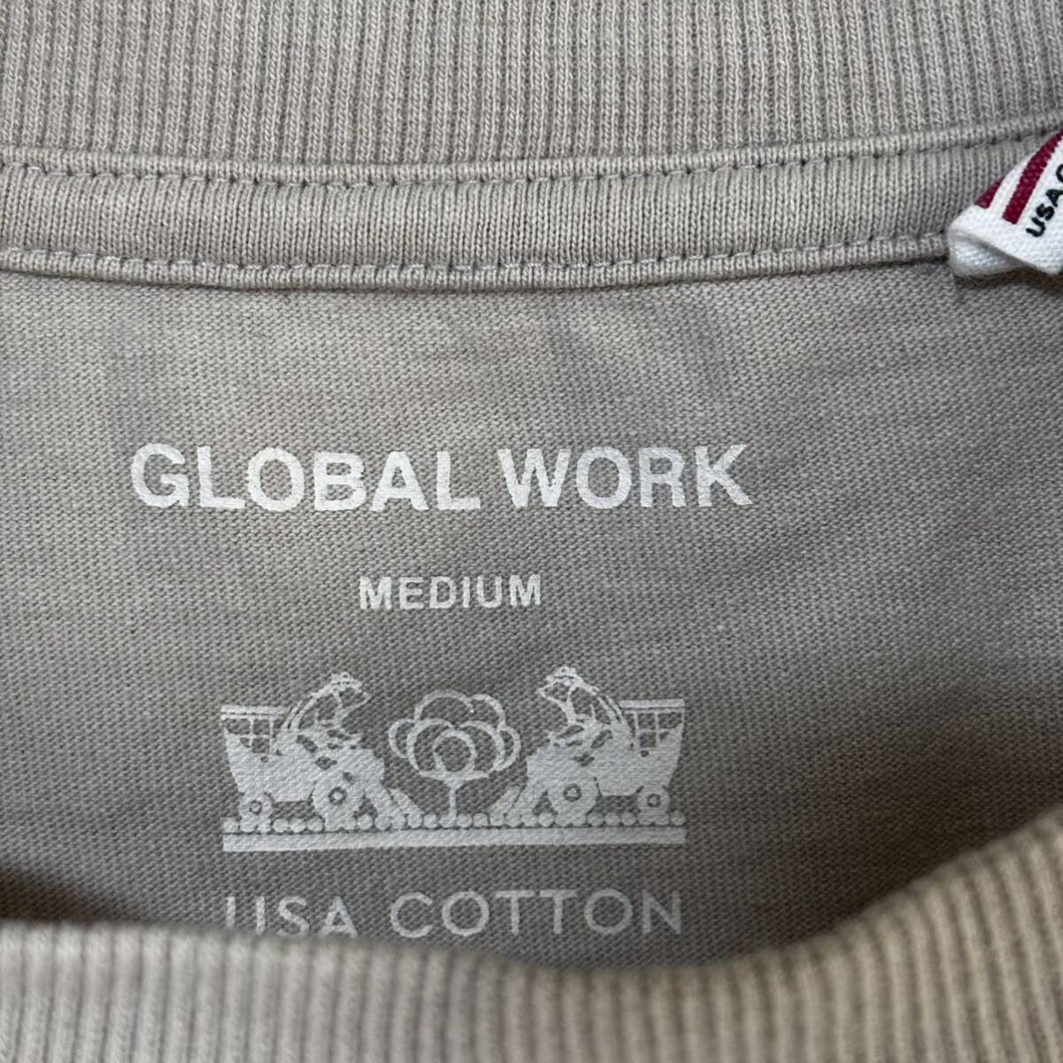 グローバルワーク　GLOBAL WORK Tシャツ　M フェイクレイヤー_画像4