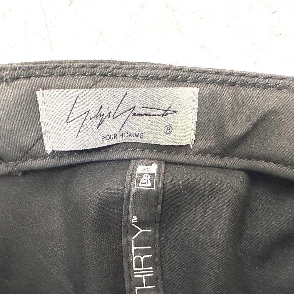 Ft1180131 ニューエラ キャップ 9THIRTY Yohji Yamamoto FW22 ハンドペイントロゴ HE-H82-974 ブラック ユニセックス NEW ERA 中古_画像6