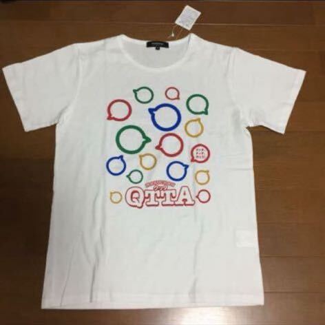 送料無料【タグ付、新品】企業コラボ Tシャツ XLサイズ　マルちゃんQTTA おもしろTシャツ_画像1