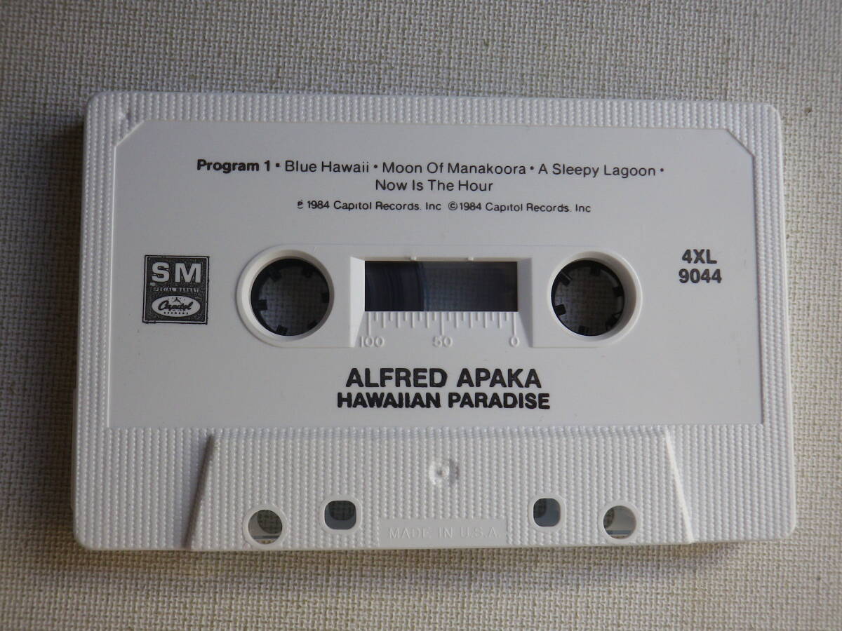 ◆カセット◆ハワイアン ALFRED APAKA / HAWAIIAN PARADISE 輸入版 中古カセットテープ多数出品中！の画像5