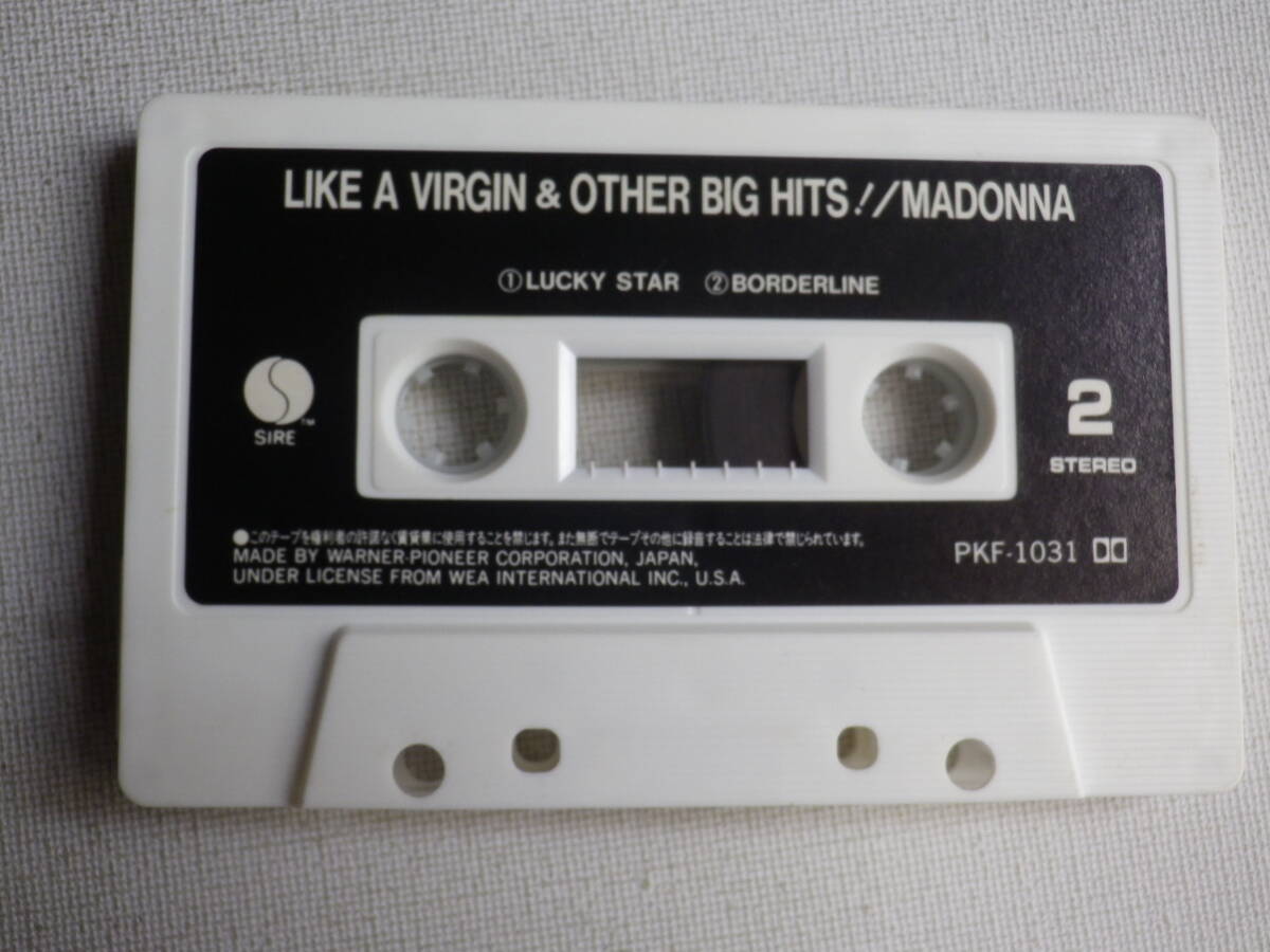 ◆カセット◆マドンナ Madonna / Like A Virgin & Other Big-Hits! 12インチクラブミックス 中古カセットテープ多数出品中！の画像7