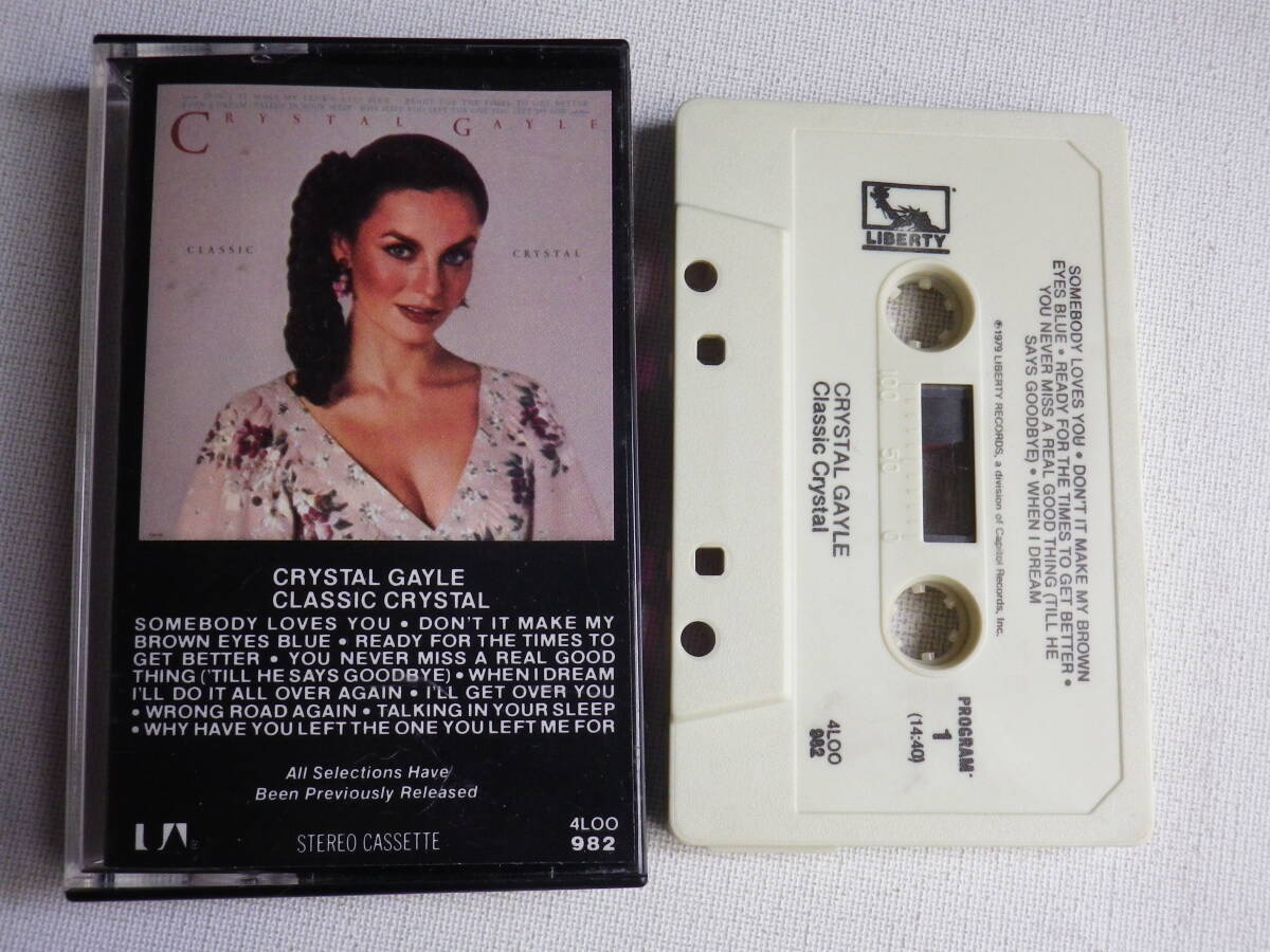 ◆カセット◆クリスタルゲイル CRYSTAL GAYLE / CLASSIC CRYSTAL 輸入版 中古カセットテープ多数出品中！の画像1