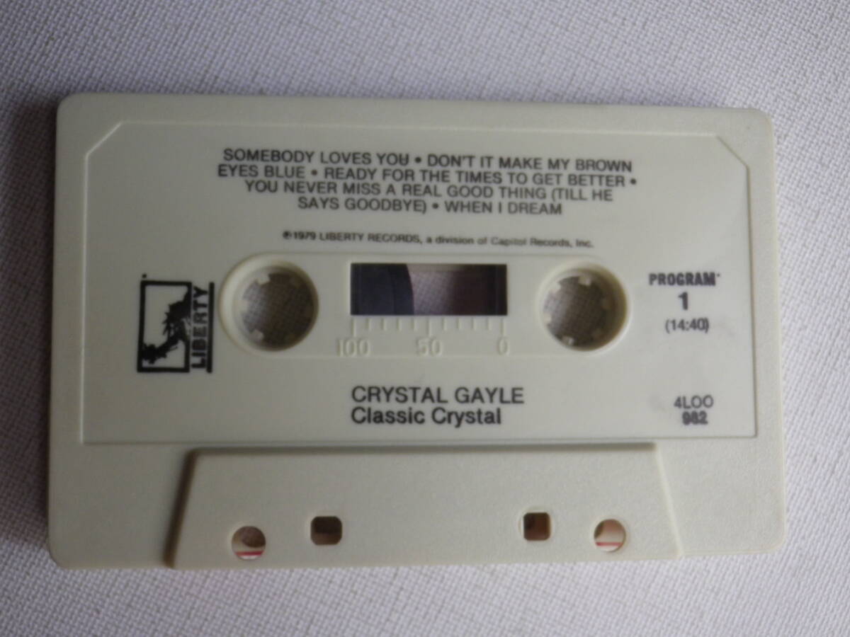 ◆カセット◆クリスタルゲイル CRYSTAL GAYLE / CLASSIC CRYSTAL 輸入版 中古カセットテープ多数出品中！の画像5