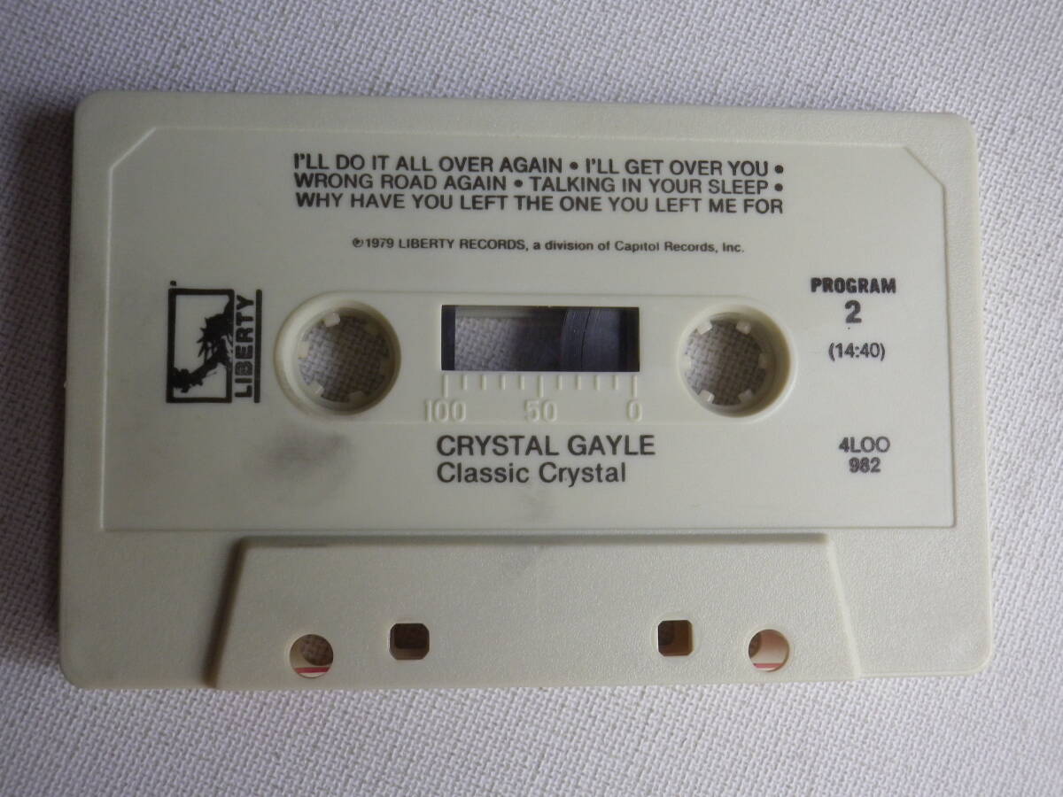 ◆カセット◆クリスタルゲイル CRYSTAL GAYLE / CLASSIC CRYSTAL 輸入版 中古カセットテープ多数出品中！の画像6