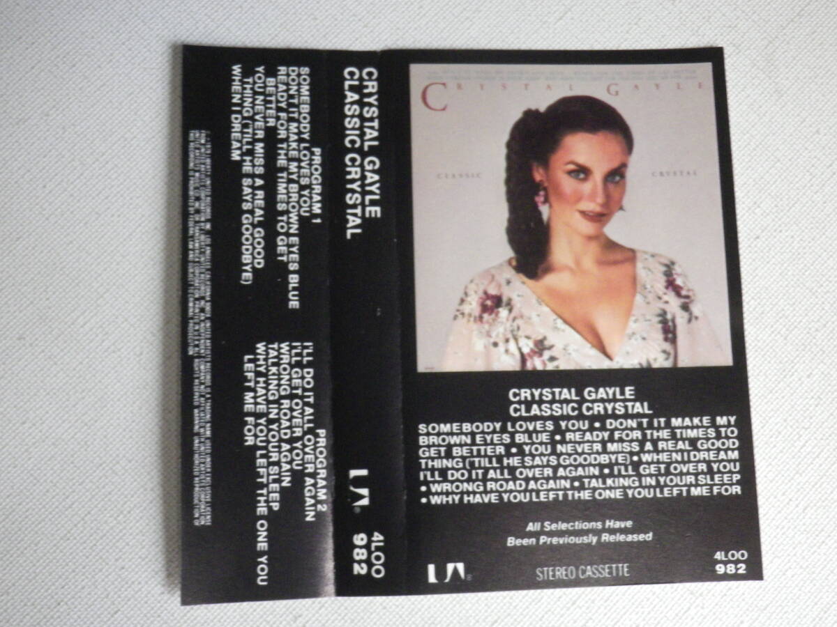 ◆カセット◆クリスタルゲイル CRYSTAL GAYLE / CLASSIC CRYSTAL 輸入版 中古カセットテープ多数出品中！の画像7