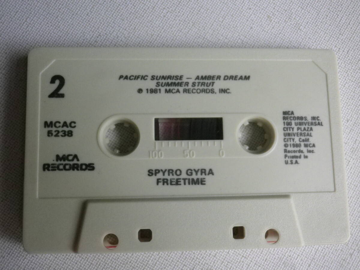 ◆カセット◆スパイロジャイラ SPYRO GYRA / FREETIME 輸入版  中古カセットテープ多数出品中！の画像6