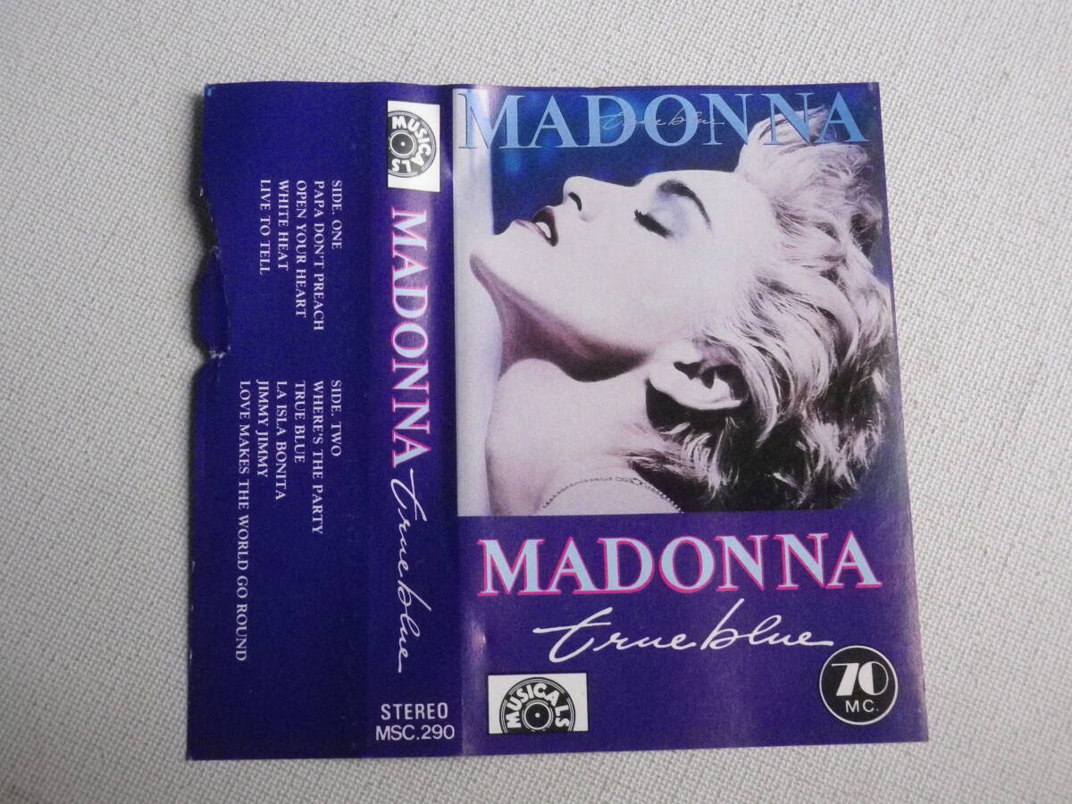 ◆カセット◆マドンナ MADONNA / True blue 輸入版 中古カセットテープ多数出品中！の画像7