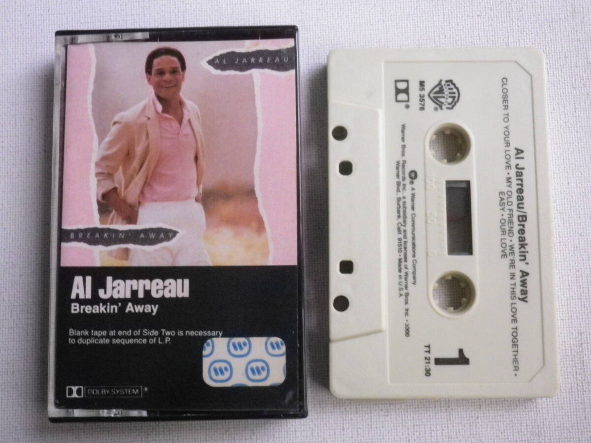 ◆カセット◆アルジャロウ AL JARREAU Breakin’ Away 輸入版 中古カセットテープ多数出品中！の画像1