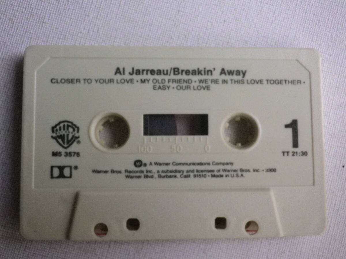 ◆カセット◆アルジャロウ AL JARREAU Breakin’ Away 輸入版 中古カセットテープ多数出品中！の画像5