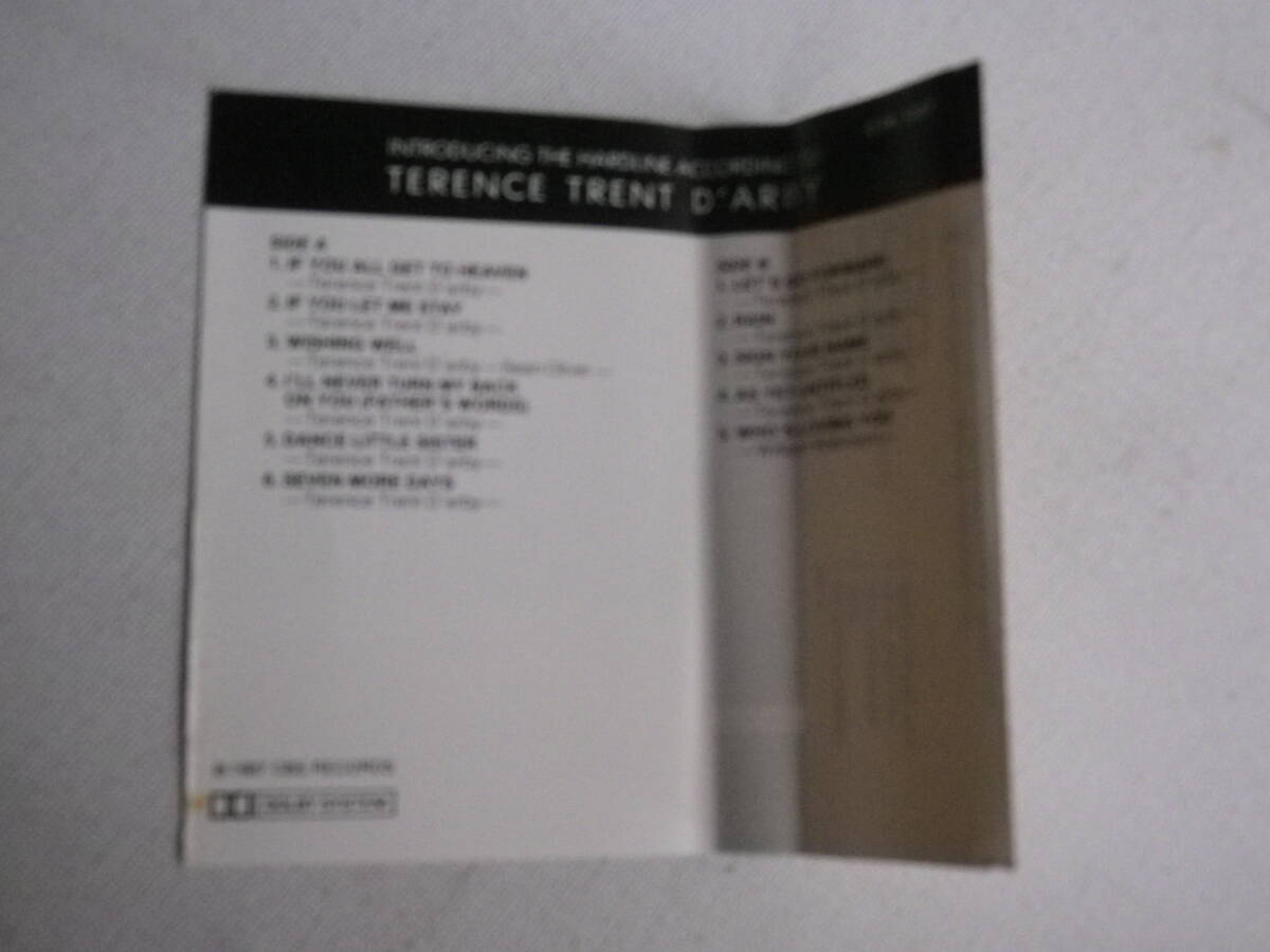 ◆カセット◆テレンストレントダービー Terence Trent D'Arby  輸入版 中古カセットテープ多数出品中！の画像8