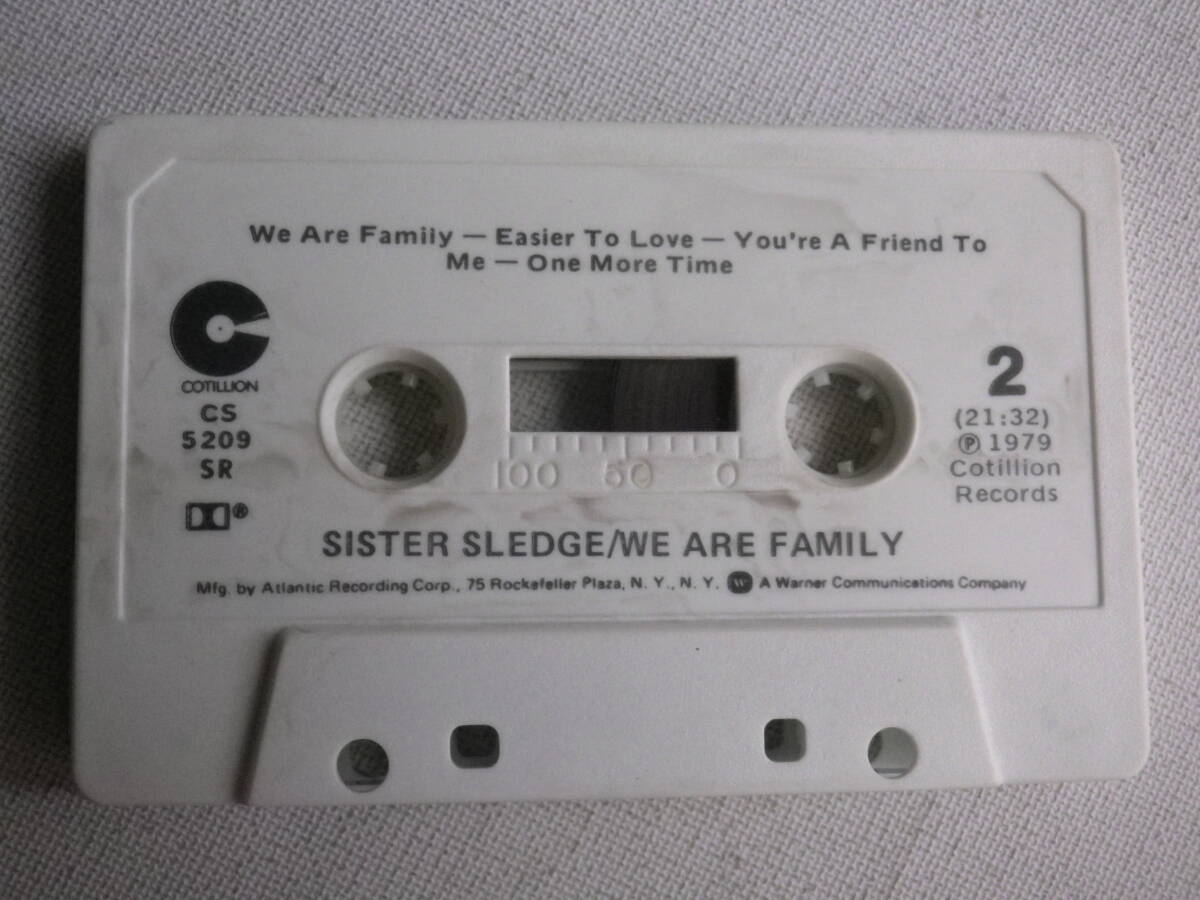 ◆カセット◆シスタースレッジ SISTER SLEDGE WE ARE FAMILY 輸入版 中古カセットテープ多数出品中！の画像6