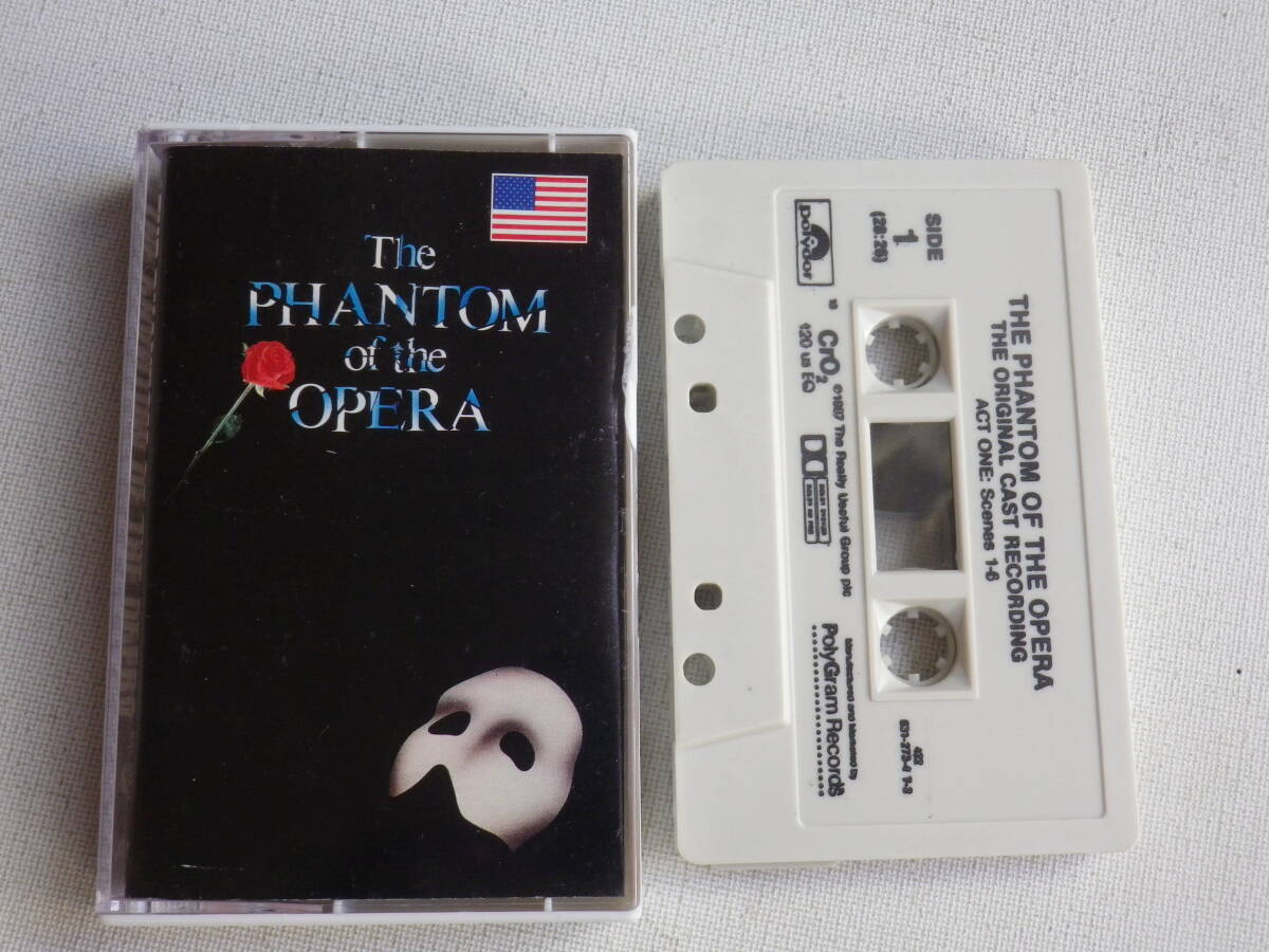 ◆カセット◆オペラ座の怪人　THE PHANTOM OF THE OPERA 輸入版　中古カセットテープ多数出品中！_画像1
