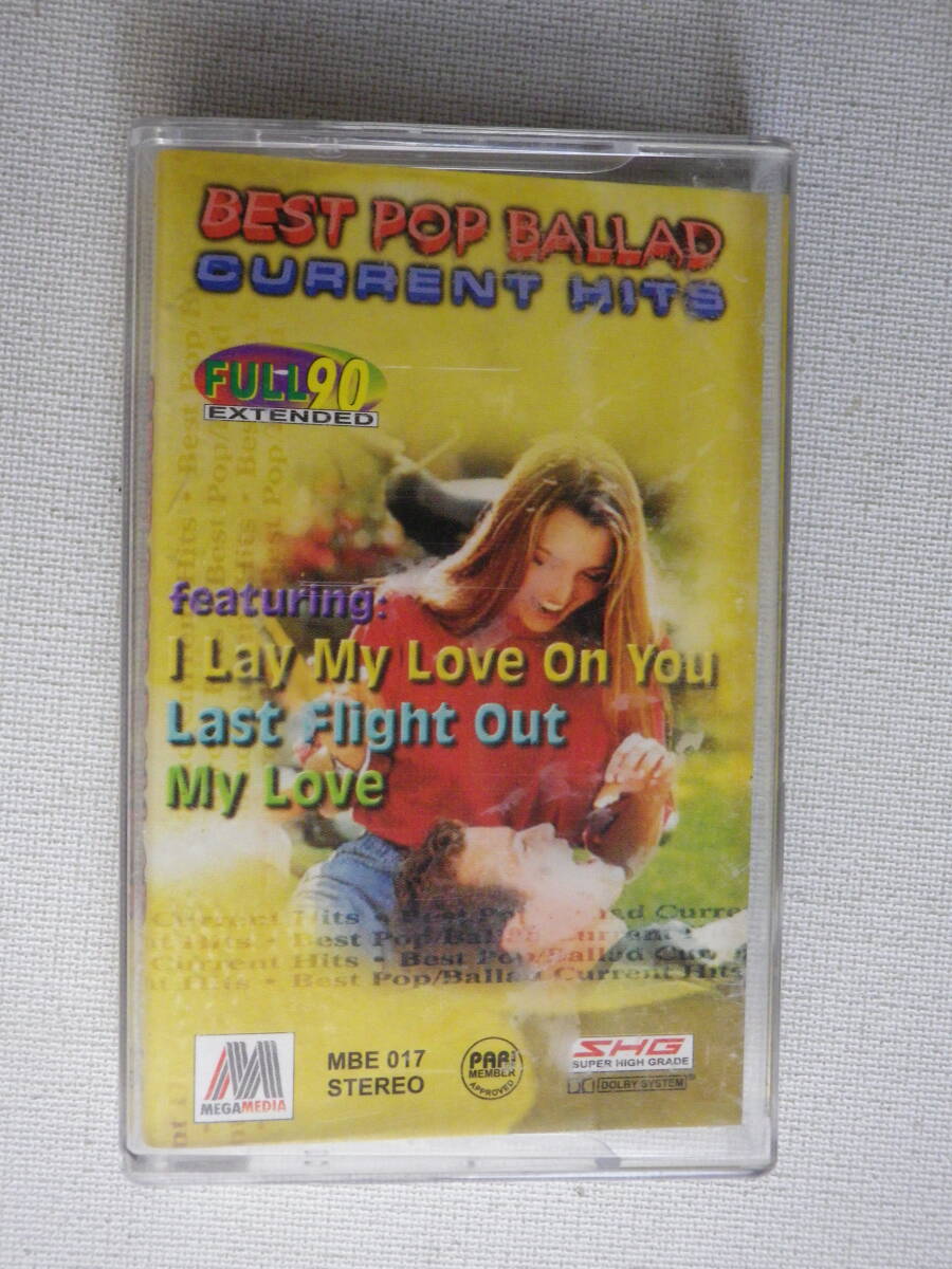 ◆カセット◆BEST POP BALLAD 　CURRENT HITS 輸入版　中古カセットテープ多数出品中！_画像2