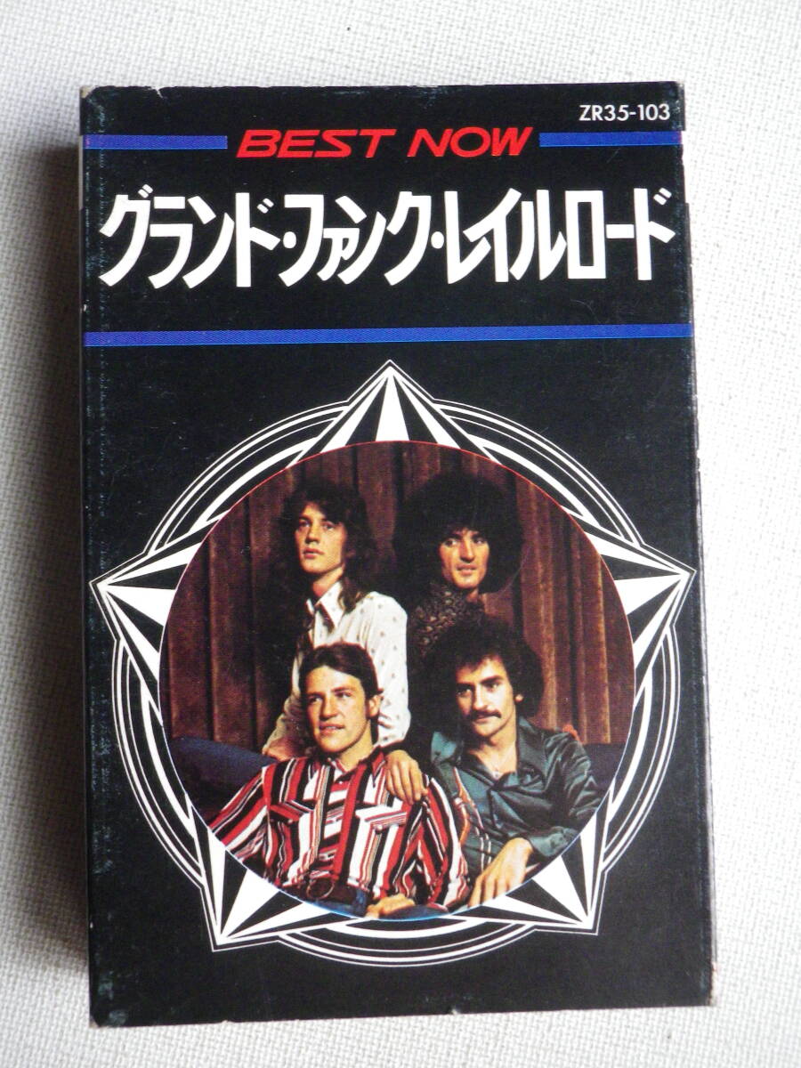 ◆カセット◆グランドファンクレイルロード BEST NOW GRAND FUNK RAILROAD 歌詞カード付 中古カセットテープ多数出品中！の画像2