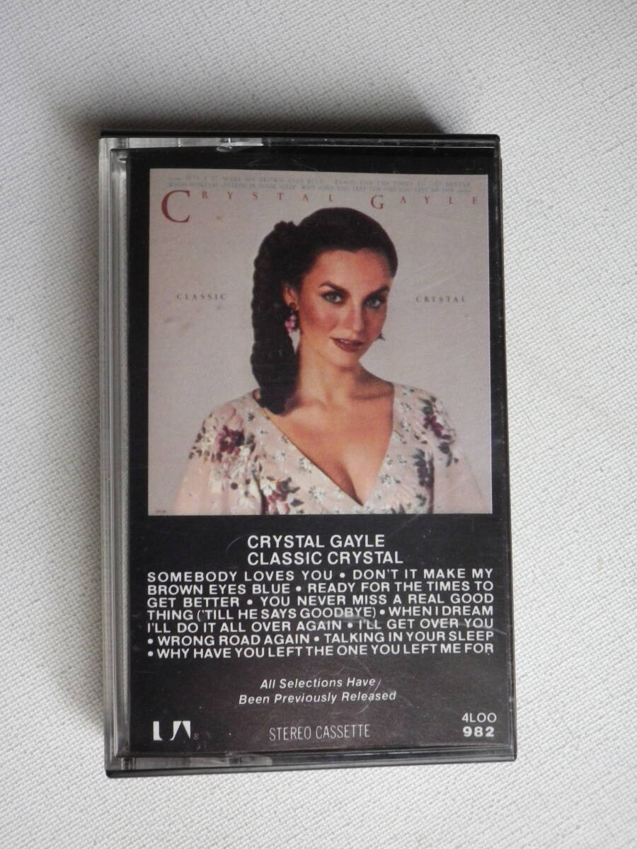 ◆カセット◆クリスタルゲイル CRYSTAL GAYLE / CLASSIC CRYSTAL 輸入版 中古カセットテープ多数出品中！の画像2