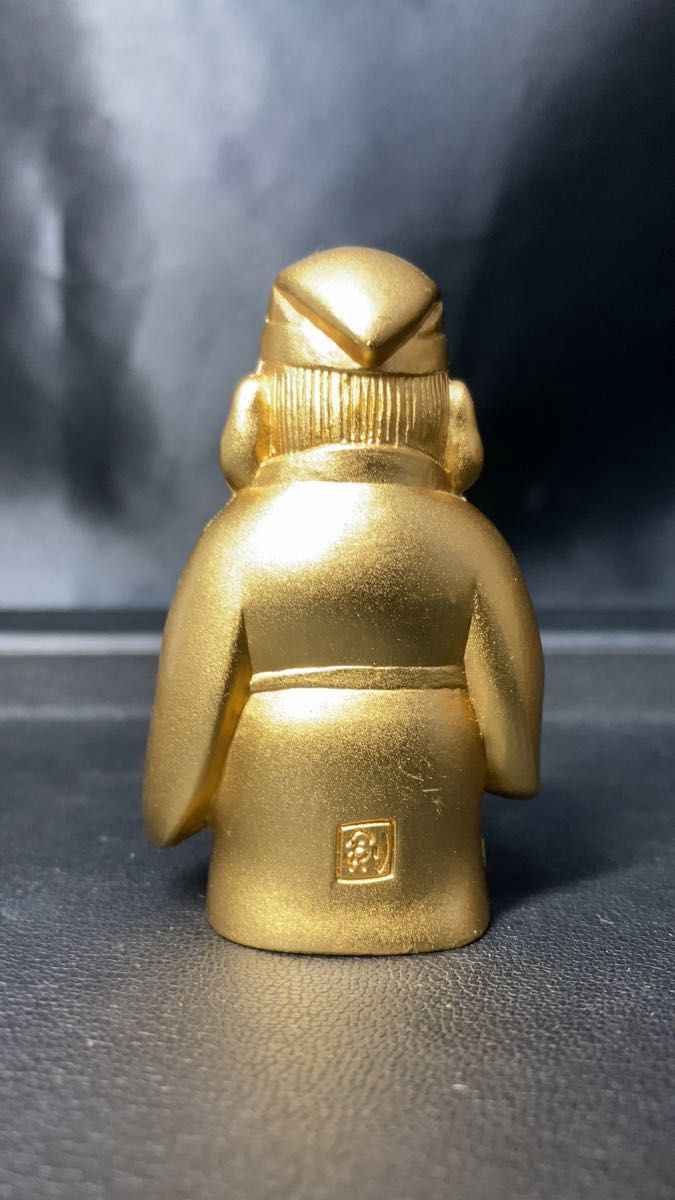 七福神（3体） 置物 縁起物 開運　ゴールドカラー