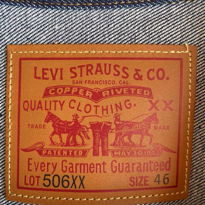 levis vintage clothing 506xx Tバック 46_画像3