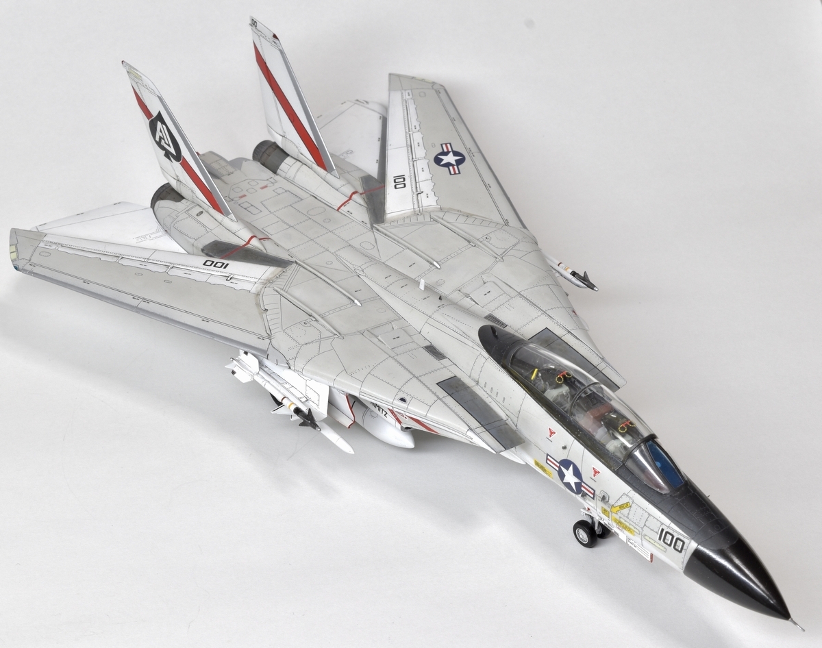 F-14A トムキャット VF-41 Black Aces 1/72 ハセガワ 完成品の画像4