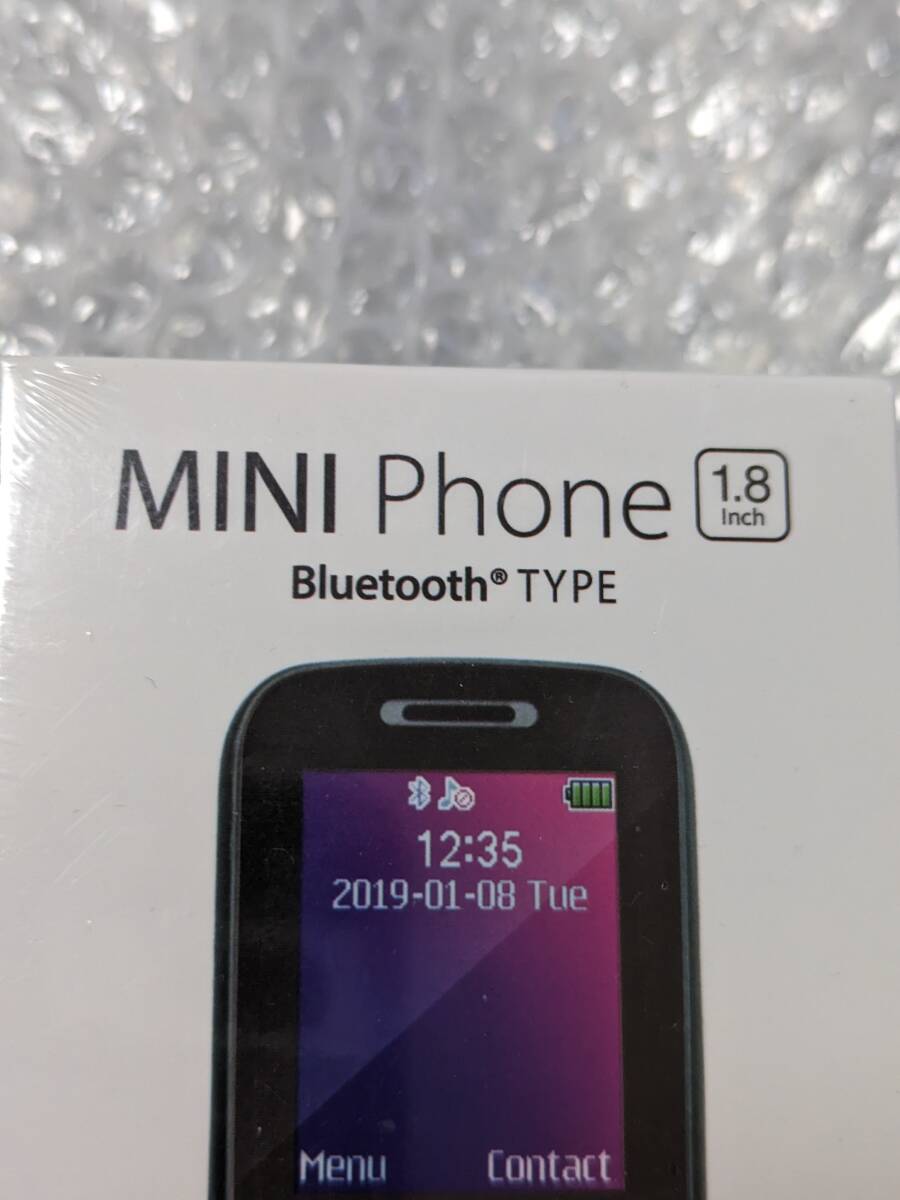 Bluetooth MINI phone  （1.8インチ・ 赤 シュリンク未開封品） 現状品の画像4