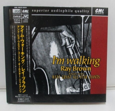 XRCD レイ・ブラウン/RAY BROWN 「アイム・ウォーキング/I'm Walking」 帯付きの画像1