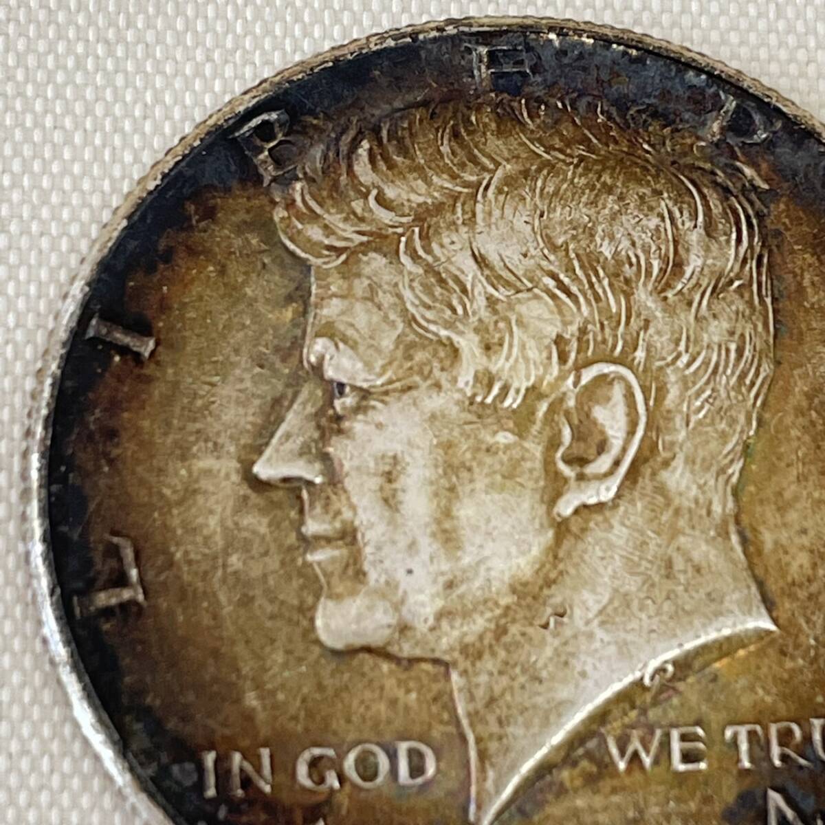 アメリカ 1964年 ケネディ ハーフダラー 銀貨 50セント シルバー コイン 硬貨　 ◆　9227_画像4