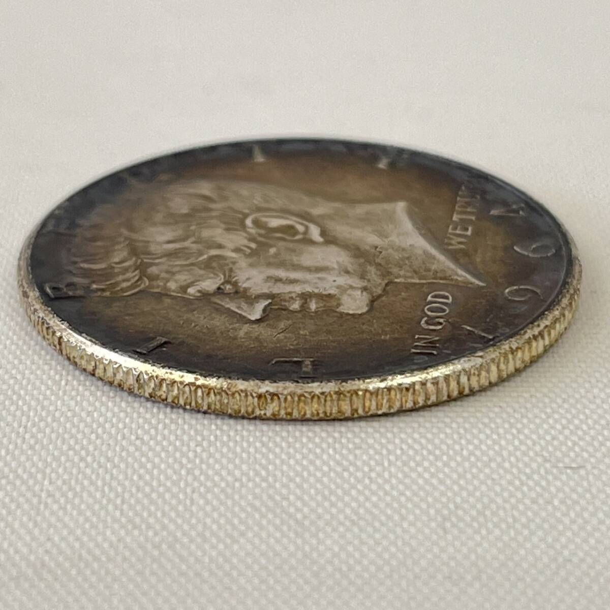 アメリカ 1964年 ケネディ ハーフダラー 銀貨 50セント シルバー コイン 硬貨　 ◆　9227_画像3