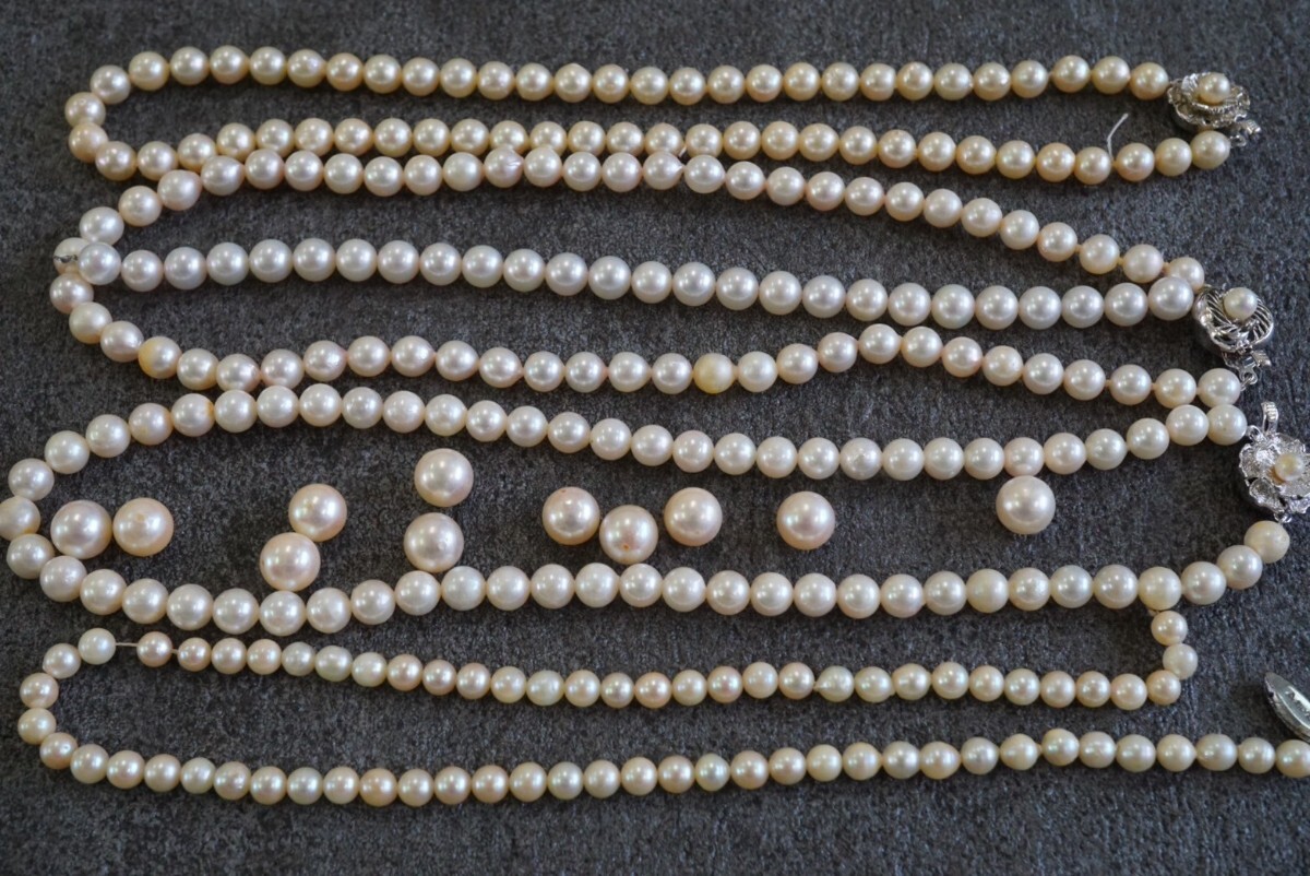 D259 アコヤ真珠 ルース 本真珠 630ct 126g ラウンド 外し石 裸石 パール 大量 セット まとめて おまとめ まとめ売り アクセサリーの画像1
