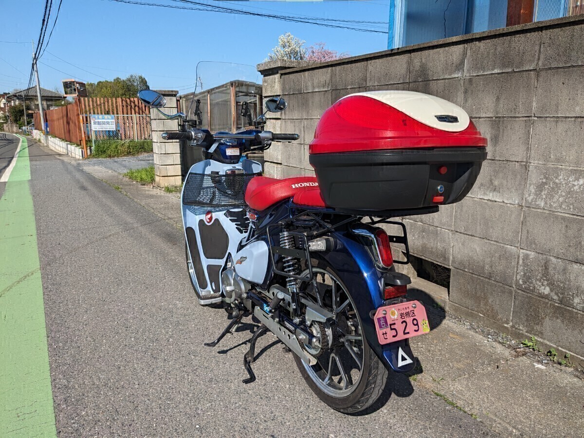 ホンダスーパーカブC125走行距離4461km綺麗トップケース付きカスタム多数 CT125 ハンターカブ_画像6